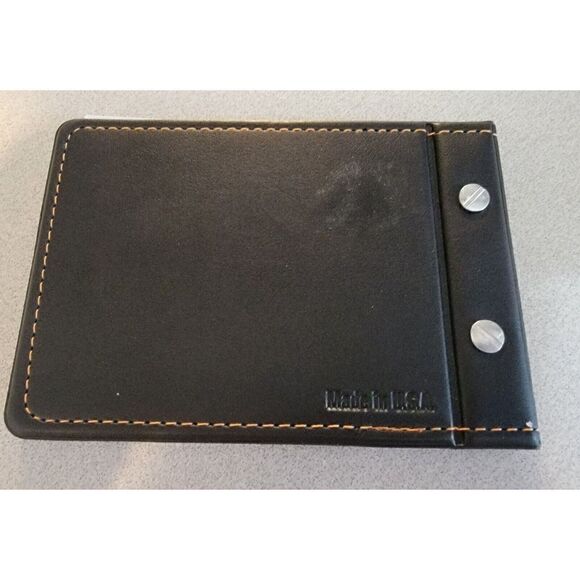 Harley-Davidson Riding Academy Road Book Journal Black Leather ID Holder - Picture 3 of 7
